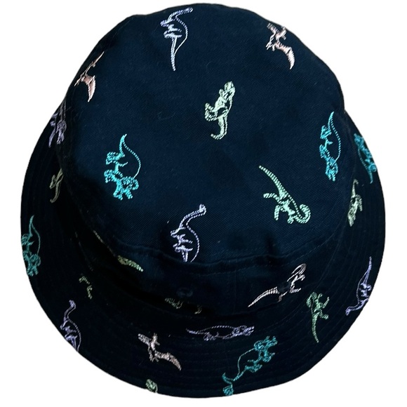Dinosaur Bucket Hat Black Multicolored - Picture 4 of 5
